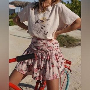 🔻NWOT Auguste The Label Roselle Dylan Mini Skirt Blush Size 6